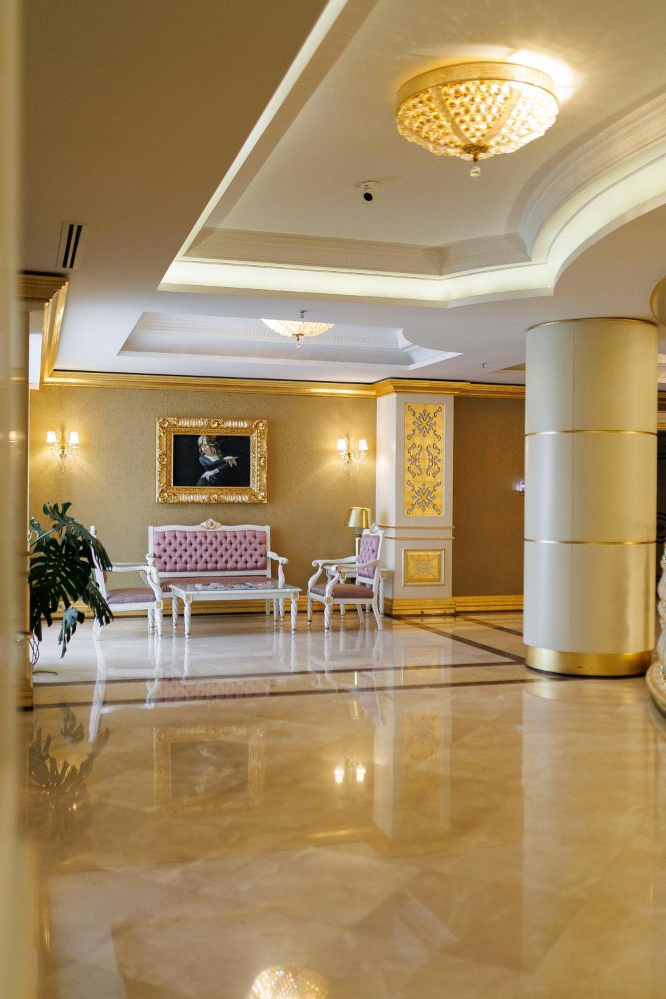 Ayan Palace Hotel Tovuz Exterior foto